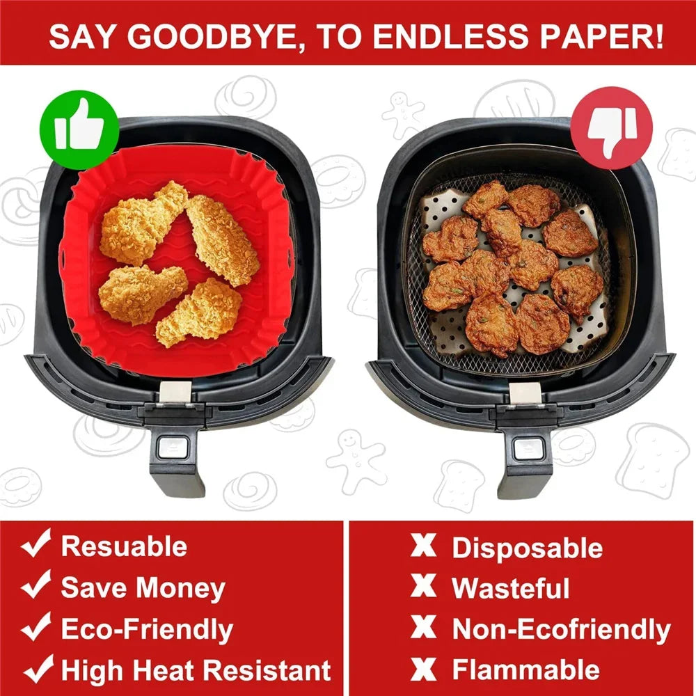 EasyClean Silicone Airfryer Pan Liner