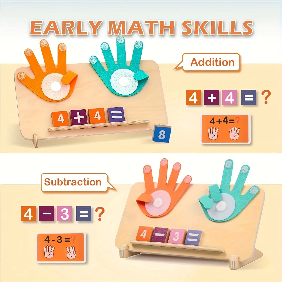 Count & Learn Wooden Board