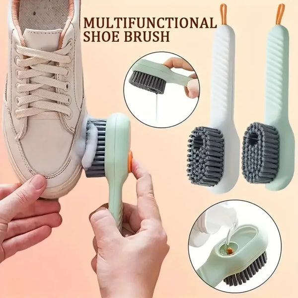 Green Soft Bristle Shoe Brush