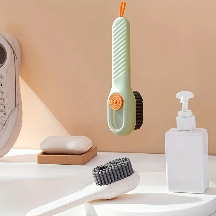 Green Soft Bristle Shoe Brush