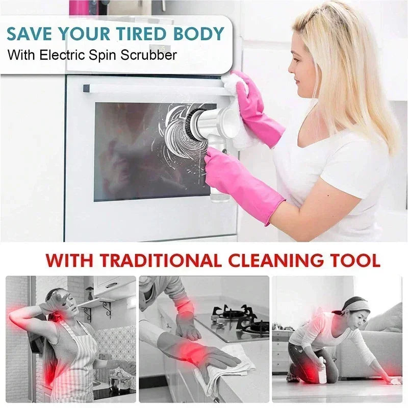 PowerSpin Cordless Bathroom and Tile Scrubber