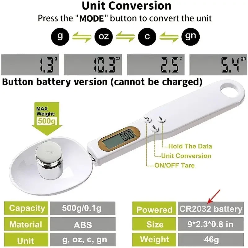Precision Spoon Kitchen Scale Pro