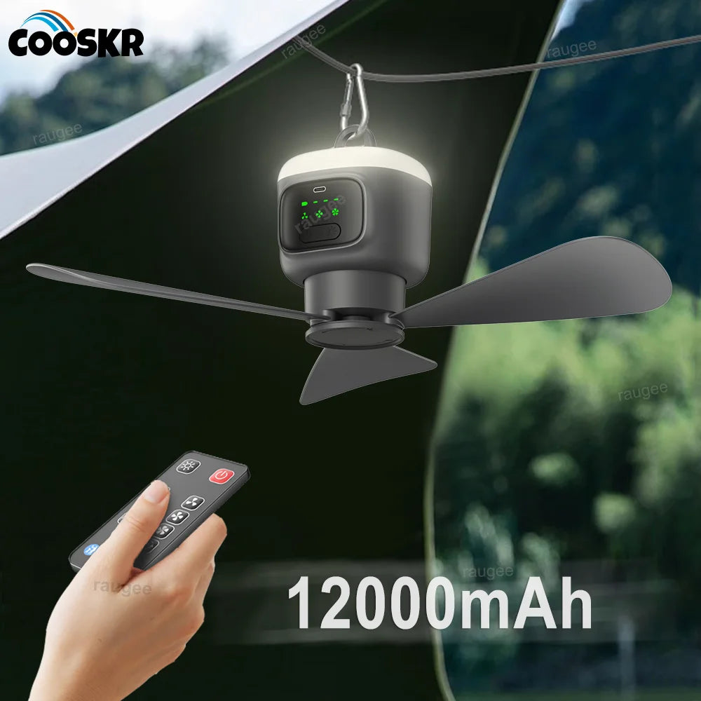 CampAir Rechargeable Ceiling Fan