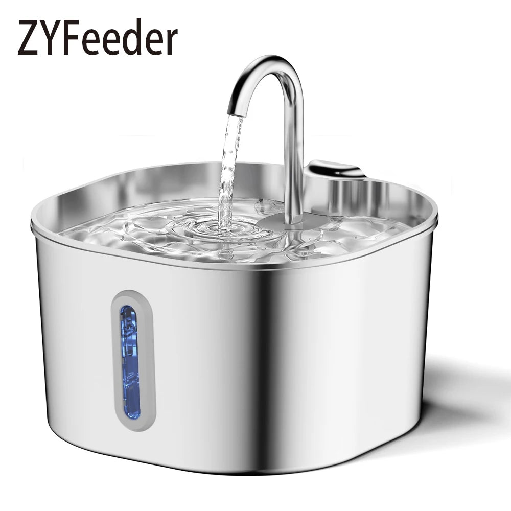 SteelFlow Automatic Pet Water Fountain