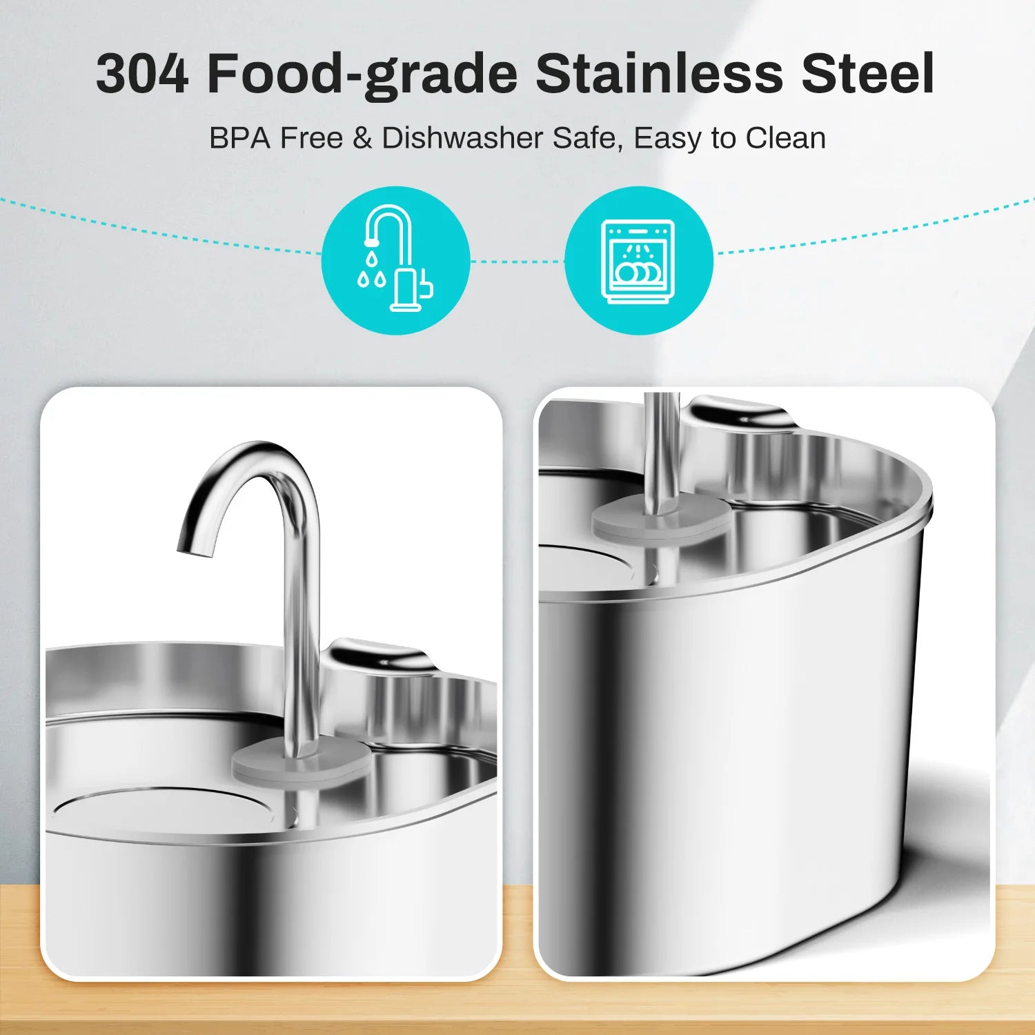 SteelFlow Automatic Pet Water Fountain